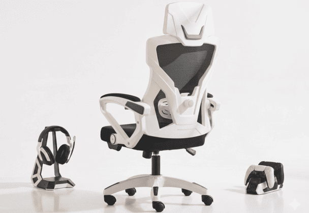 Futuristlik valge mänguritool